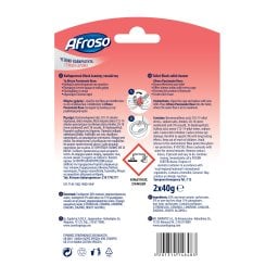 AFROSO | Καθαριστικό Block Τουαλέτας Passionate Rose 2x40g