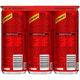 SCHWEPPES | Αναψυκτικό Sour Cherry & Black Pepper Κουτί 6x330ml