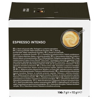 NESCAFE | DOLCE GUSTO | Coffee Capsules Espresso Intenso 128g