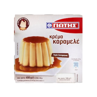 ΓΙΩΤΗΣ | ΕΠΙΔΟΡΠΙO ΚΡΕΜΑ ΚΑΡΑΜΕΛΕ 4 Χ 100 GR