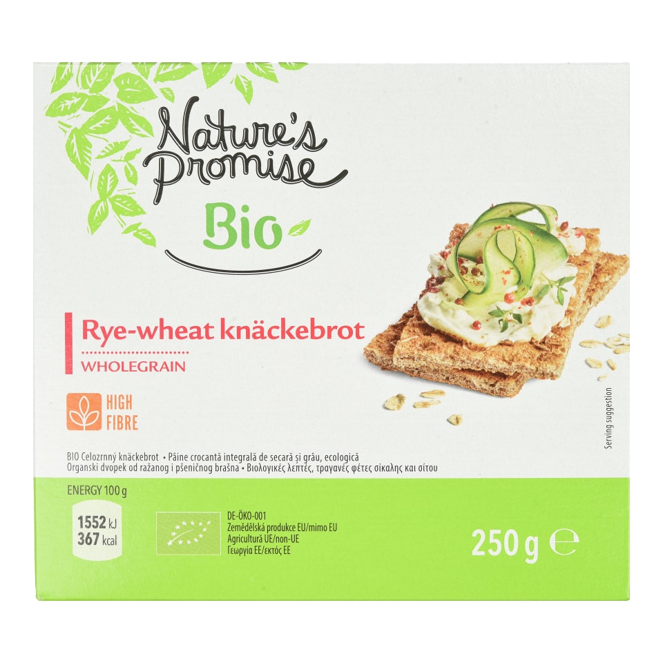 NATURES PROMISE BIO Φρυγανιές Bio Σίκαλης 250g