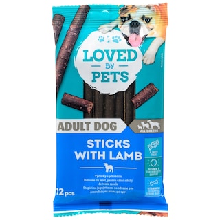 LOVED BY PETS | Σνακ Σκύλων Αρνί Sticks 120g