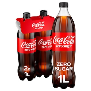 COCA COLA | ZERO | Αναψυκτικό Cola Zero Φιάλη 2x1lt