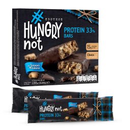 HUNGRYNOT | Μπάρες Πρωτείνης Μαύρη Σοκολάτα & Μπισκότο 3x45g