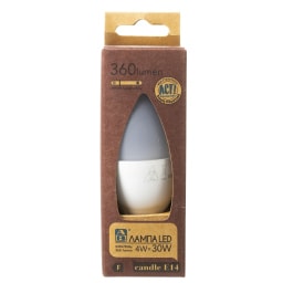 ΑΒ | Lamp Led Candle E14 4W 1 Piece