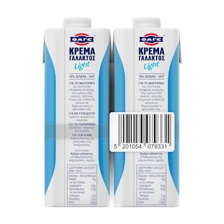ΦΑΓΕ | Κρέμα Γάλακτος Light 2x330ml