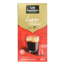 GONDOLIERE | Κάψουλες Καφέ Lungo Classic 20x5.5g
