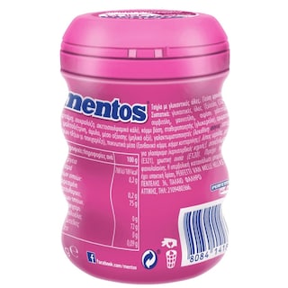 MENTOS | Τσίχλες Pure Fresh Bubble 60g