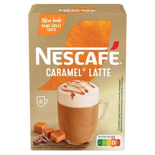 NESCAFE | GOLD | Instant Coffee Caramel Latte 8x17g