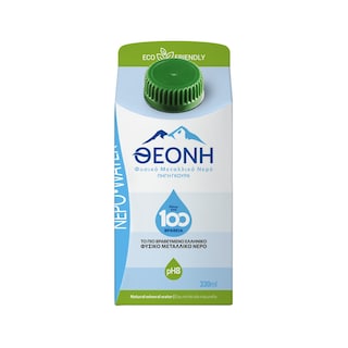 ΘΕΟΝΗ | Νερό Φυσικό Μεταλλικό Χάρτινη Συσκευασία 330ml