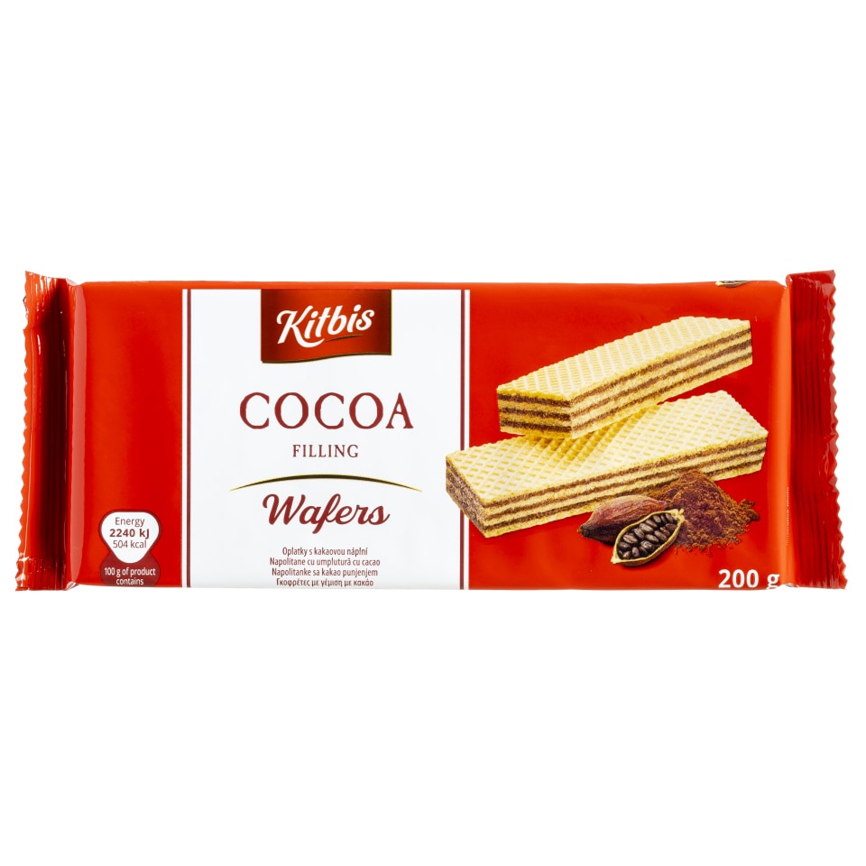 KITBIS Γκοφρέτα Κακάο 200g