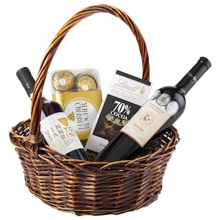 - | Gift Basket with Wines and Chocolates