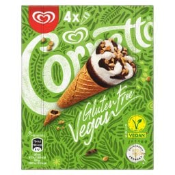 CORNETTO | Παγωτό Vegan Χωρίς Γλουτένη 4x60g