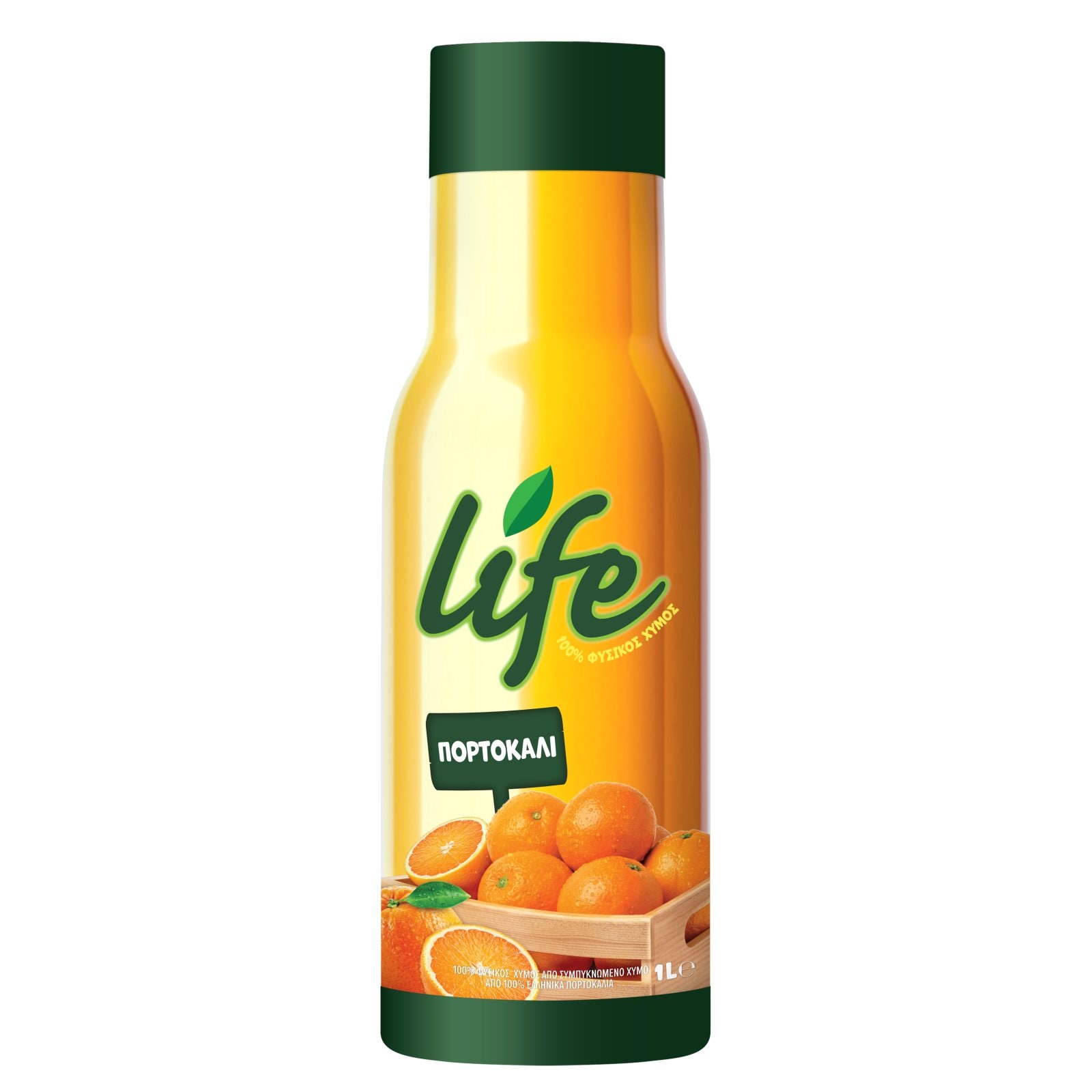 LIFE Φυσικός Χυμός Πορτοκάλι 1lt