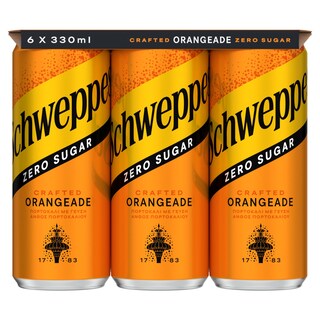 SCHWEPPES | Πορτοκαλάδα Κουτί 6x330ml