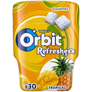 ORBIT | Τσίχλες Refreshers Tropical 67g