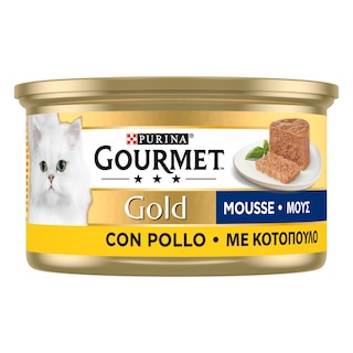 GOURMET | Γατοτροφή Gold Μους Κοτόπουλο 85g