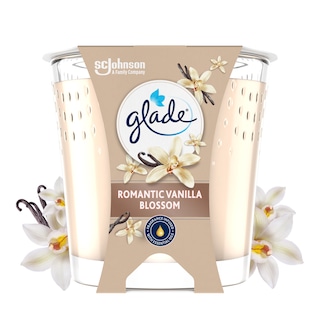 GLADE | Αρωματικό Κερί Romantic Vanilla Blossom 1 Τεμάχιο