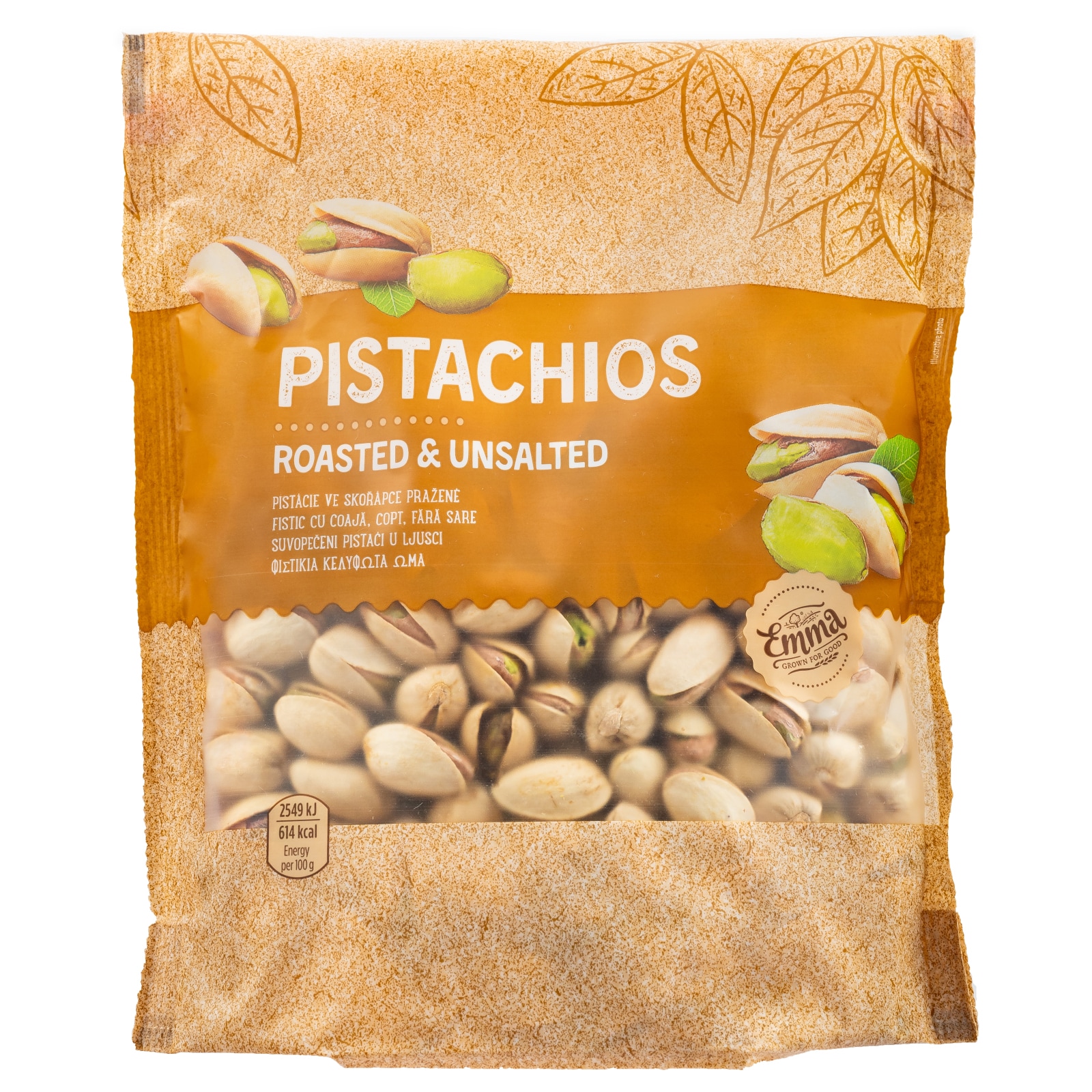 Φιστίκια Κελυφωτά Ψημένα και Ανάλατα 250g