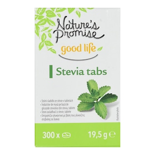 NATURE'S PROMISE | Γλυκαντικό Στέβια 300 Δισκία 19.5g