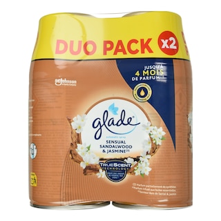 GLADE | Αρωματικό Χώρου Spray Sandalwood & Jasmine Refill 2x269ml