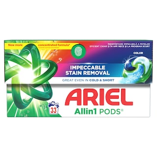 ARIEL | Kάψουλες Πλυντηρίου Ρούχων Allin1 Pods Color 33 Τεμάχια