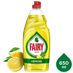 FAIRY | Υγρό Πιάτων Ultra Λεμόνι 650ml