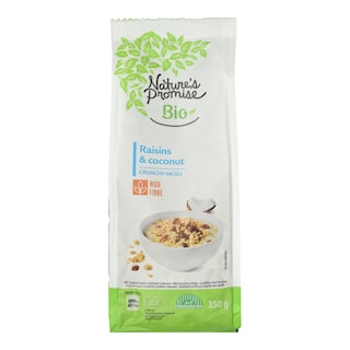 Μούσλι Bio Σταφίδες Καρύδα 350g