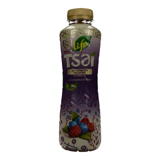 LIFE | ICE TEA ΠΡΑΣΙΝΟ ΤΣΑΪ ΜΠΛΟΥΜΠΕΡΙ ΚΑΙ ΡΑΣΜΠΕΡΙ 500 ML
