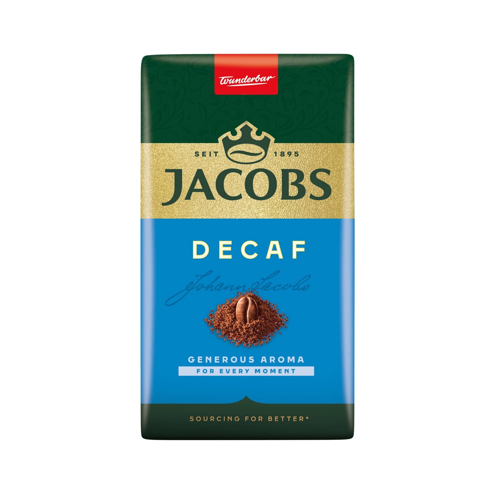 JACOBS Καφές Φίλτρου Χωρίς Καφείνη 250g