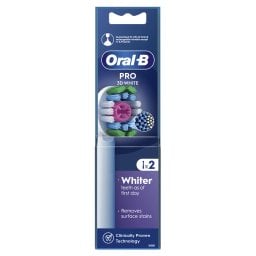 ORAL B | Replacement Heads 3D White 2 Pieces