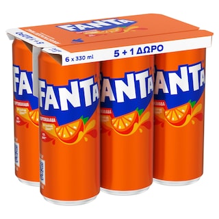 FANTA | FANTA  6Χ330ML (5+1 FREE)