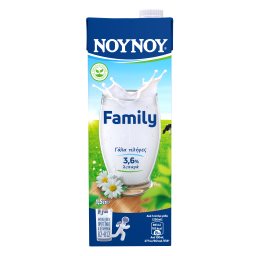 ΝΟΥΝΟΥ | FAMILY | Αγελαδινό Γάλα Υψηλής Θερμικής Επεξεργασίας Πλήρες 1,5lt