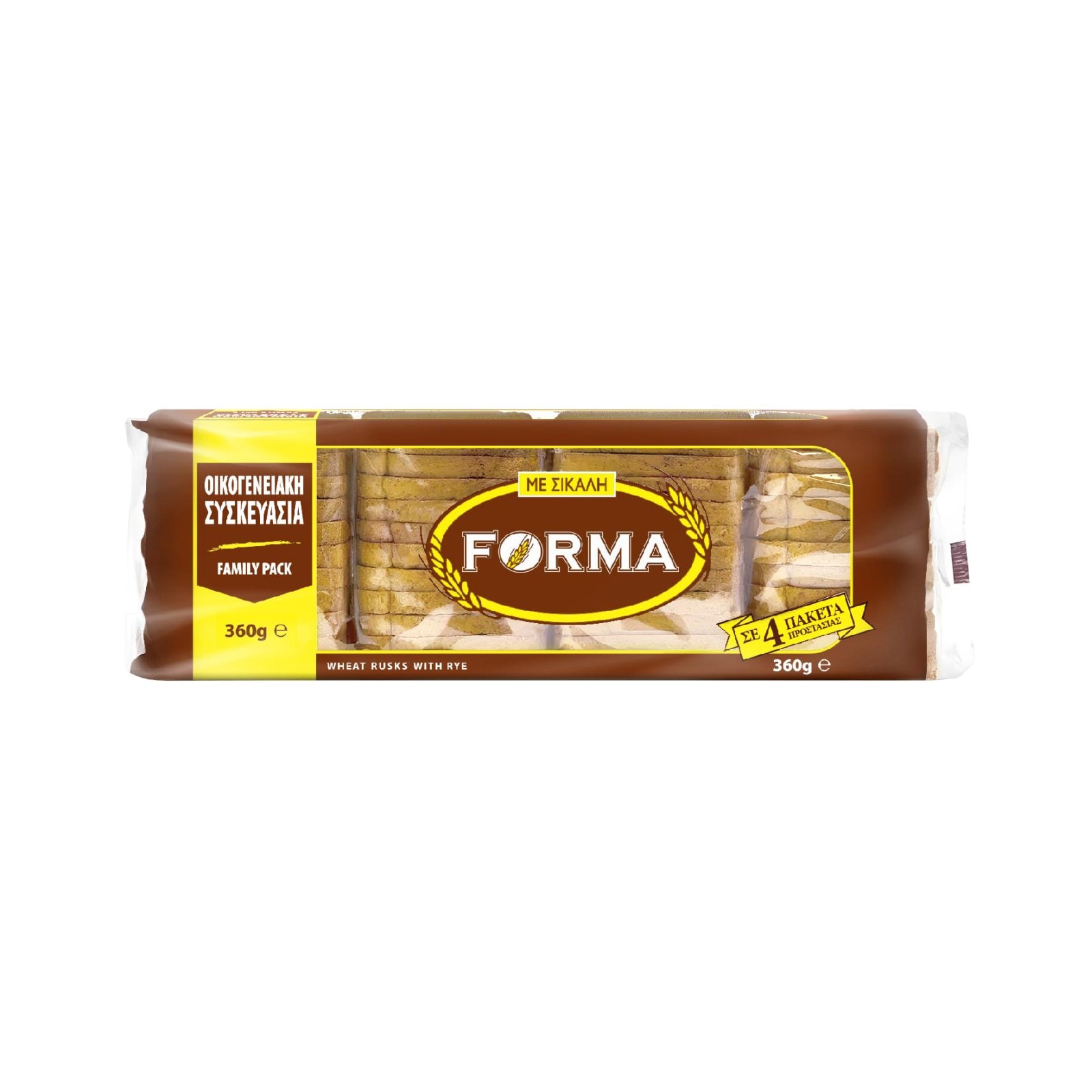 FORMA Φρυγανιές Σίκαλης 4x90g