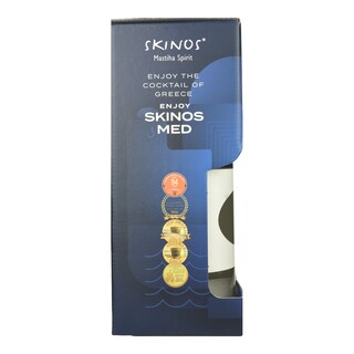 SKINOS | Λικέρ Μαστίχα 700ml + Med Ποτήρι