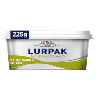 LURPAK | Soft Light Μειωμένα Λιπαρά με Ελαιόλαδο Σκαφάκι 225g