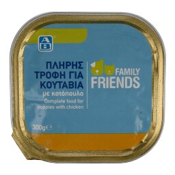 FAMILY FRIENDS | Σκυλοτροφή Puppy Alu Κοτόπουλο 300 gr