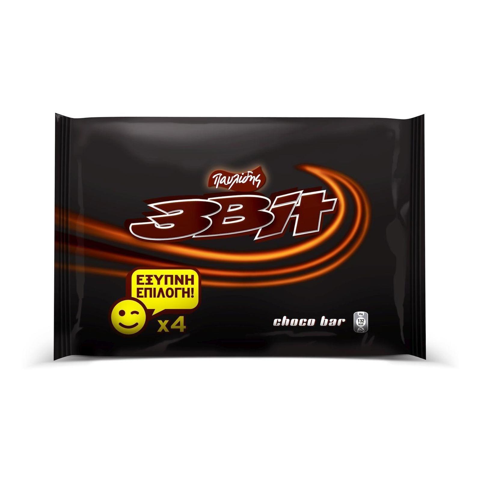 Σοκολάτα Γάλακτος 3BIT Μπισκότο Κρέμα 4x65g