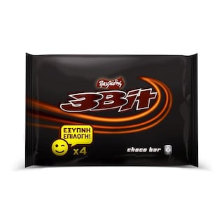 ΠΑΥΛΙΔΗΣ | Σοκολάτα Γάλακτος 3BIT Μπισκότο Κρέμα 4x65g