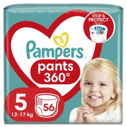 PAMPERS | Πάνες Βρακάκι Μωρού Pants Νο5 12-17kg 56 Τεμάχια
