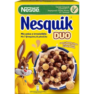 NESQUIK | Δημητριακά Ολικής Άλεσης Duo Σοκολάτα 325gr
