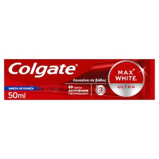 COLGATE | Οδοντόκρεμα Max White Ultra Άμεση Λεύκανση 50ml