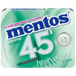 MENTOS | 45 MINUTES | Τσίχλες 45 Minutes Δυόσμος 18g