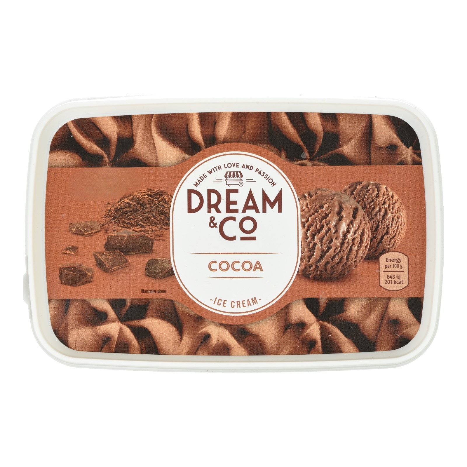 DREAM & CO Παγωτό Κακάο 500g