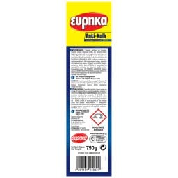 ΕΥΡΗΚΑ | Αποσκληρυντικο Νερού Anti-Kalk Σκόνη 750g