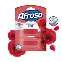 AFROSO | Καθαριστικό Block Τουαλέτας Passionate Rose 2x40g