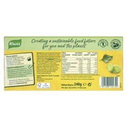 KNORR | Κύβοι Ζωμού Λαχανικών 24 Τεμάχια 240g