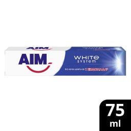 AIM | WHITE SYSTEM | Οδοντόκρεμα White System 75ml