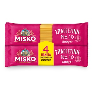 MISKO | Σπαγγετίνι Νο10 4x500g