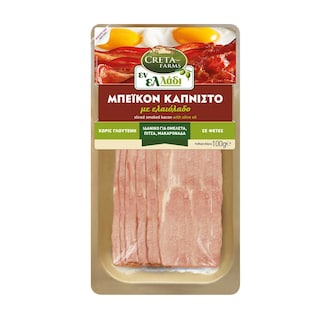 Μπέικον Καπνιστό Φέτες 100g